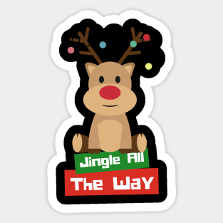 Jingle all the way Sticker